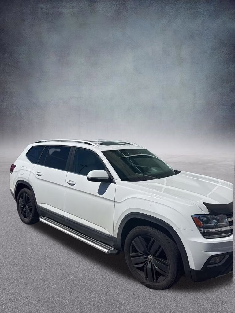 2018 White Volkswagen Atlas SEL FWD SUV
