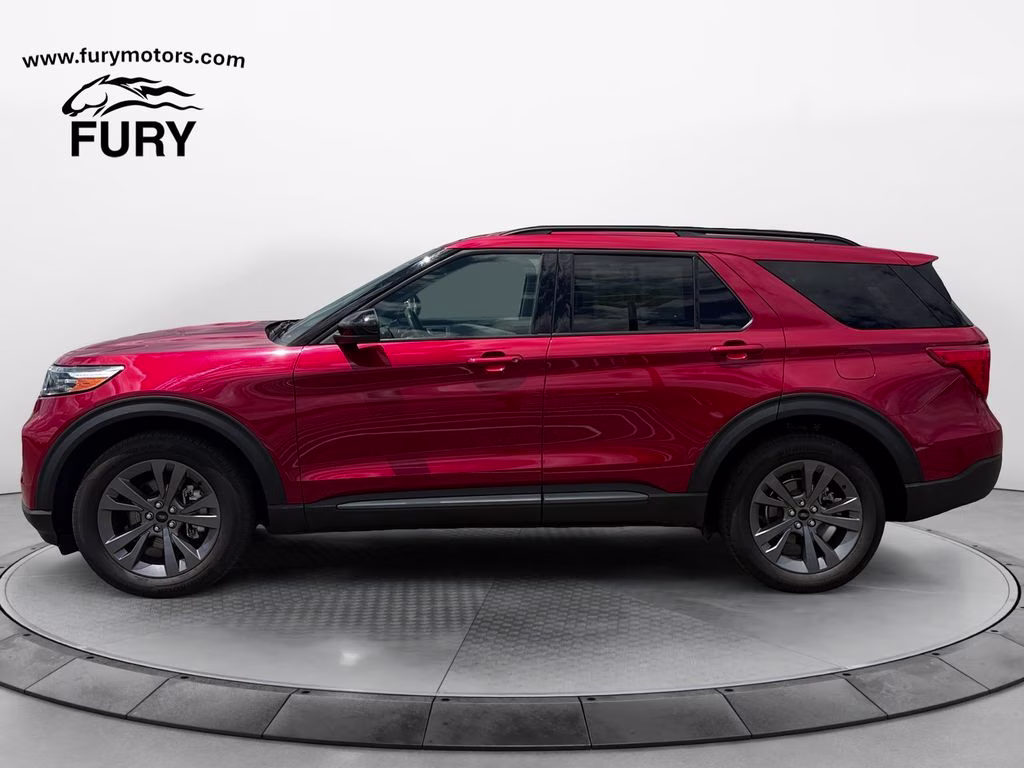 2023 Red Metallic Ford Explorer XLT Sport w/Co-Pilot360 4X4 SUV