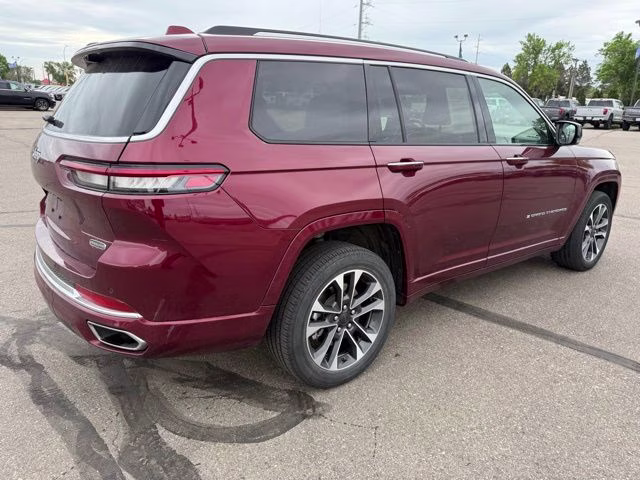 2021 Velvet Red Pearlcoat Jeep Grand Cherokee L Overland 4X4 SUV