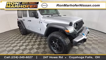 2024 Silver Zynith Clearcoat Jeep Wrangler Willys 4xe 4X4 SUV