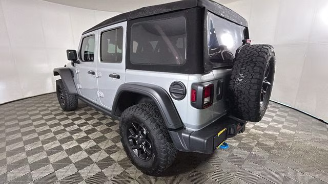 2024 Silver Zynith Clearcoat Jeep Wrangler Willys 4xe 4X4 SUV