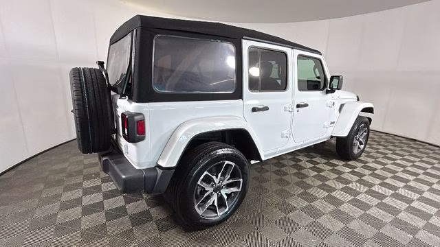 2024 Bright White Clearcoat Jeep Wrangler Sport S 4xe 4X4 SUV