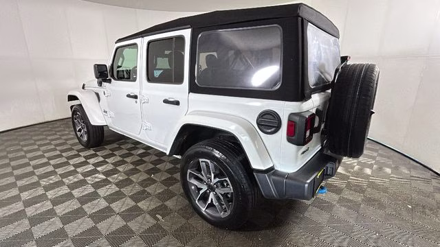 2024 Bright White Clearcoat Jeep Wrangler Sport S 4xe 4X4 SUV