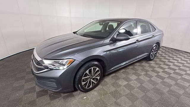 2022 Platinum Gray Metallic Volkswagen Jetta 1.5T S FWD Sedan