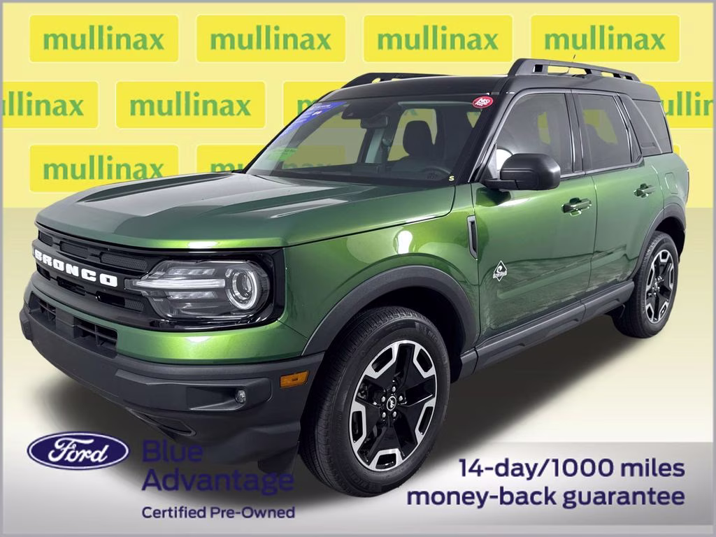 2024 Green Metallic Ford Bronco Sport Outer Banks 4X4 SUV