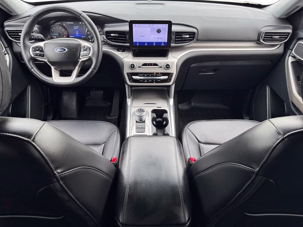 2023 White Metallic Ford Explorer XLT RWD SUV