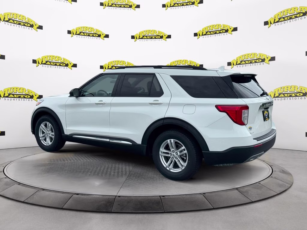 2023 White Metallic Ford Explorer XLT RWD SUV