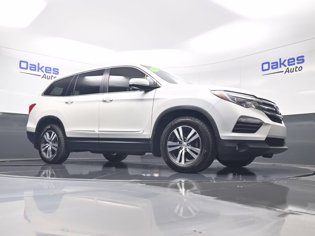 2016 White Diamond Pearl Honda Pilot EX-L AWD SUV