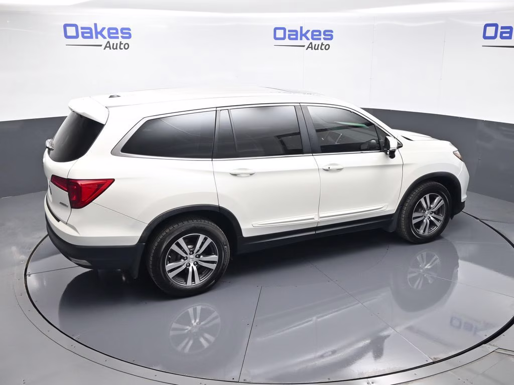 2016 White Diamond Pearl Honda Pilot EX-L AWD SUV