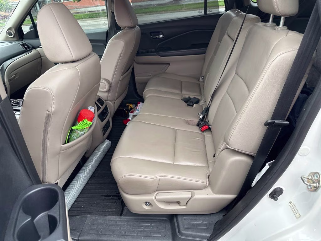 2016 White Diamond Pearl Honda Pilot EX-L AWD SUV