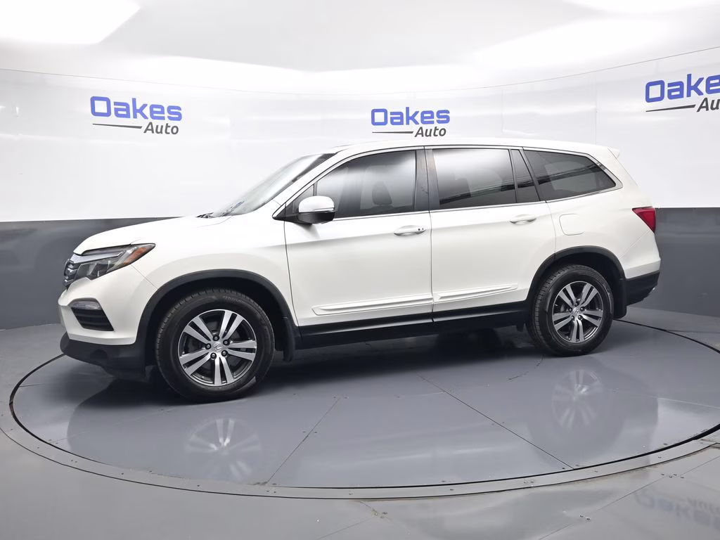 2016 White Diamond Pearl Honda Pilot EX-L AWD SUV