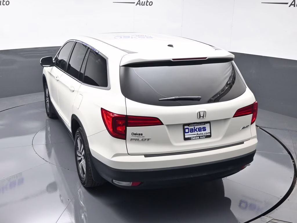 2016 White Diamond Pearl Honda Pilot EX-L AWD SUV