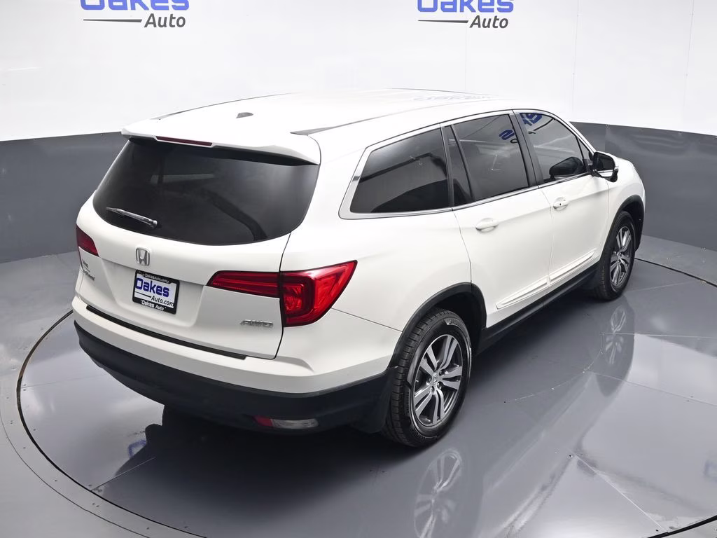 2016 White Diamond Pearl Honda Pilot EX-L AWD SUV