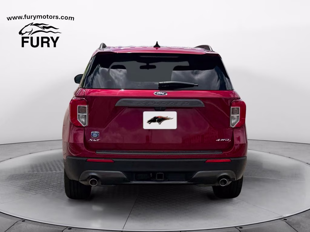 2023 Red Metallic Ford Explorer XLT Sport w/Co-Pilot360 4X4 SUV