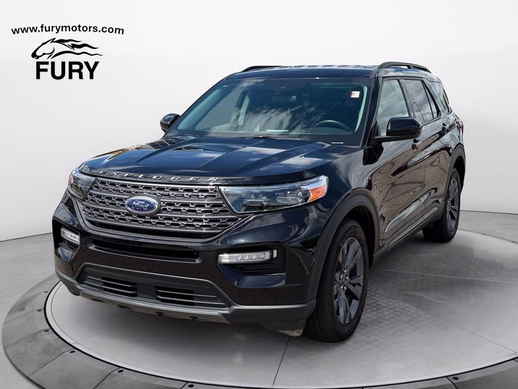 2024 Black Metallic Ford Explorer XLT Sport w/Tow Pkg & Co-Pilot 360 Assist 4X4 SUV