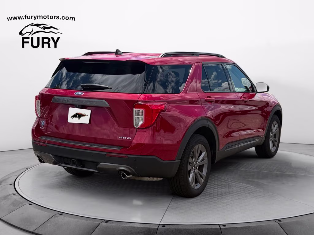 2023 Red Metallic Ford Explorer XLT Sport w/Co-Pilot360 4X4 SUV