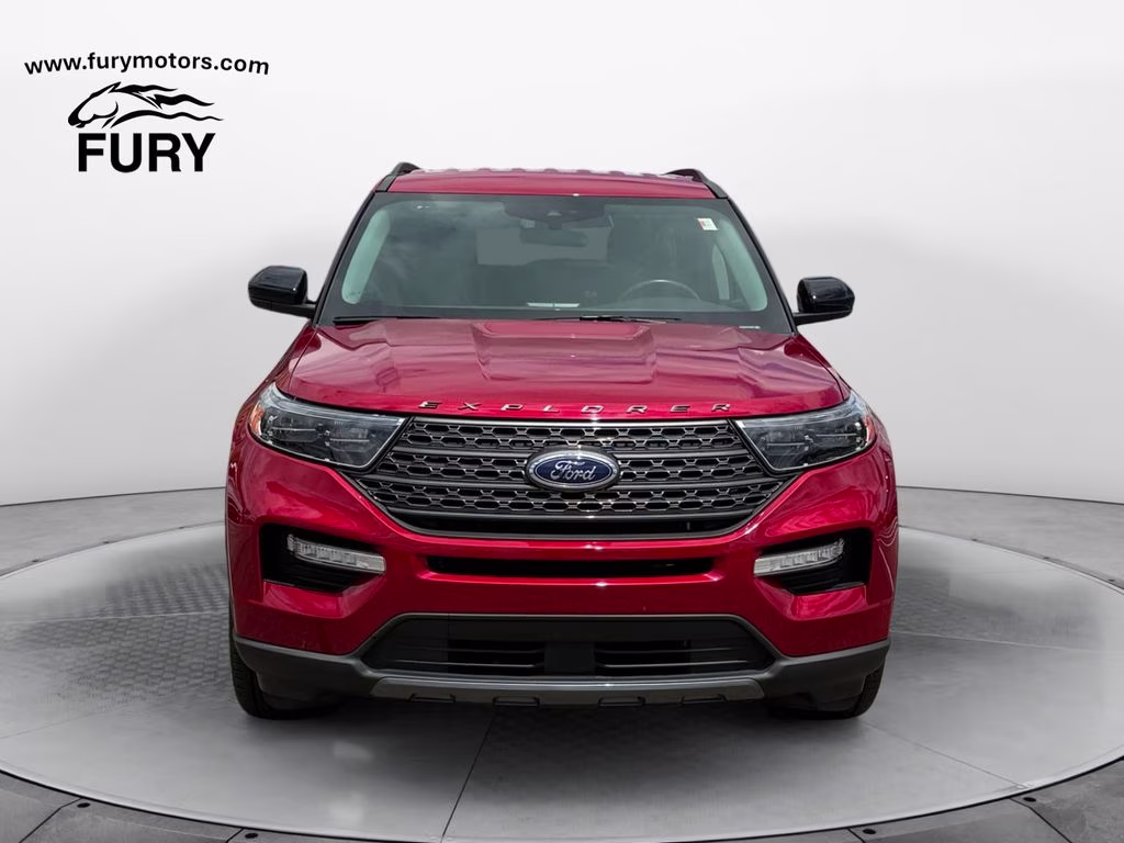 2023 Red Metallic Ford Explorer XLT Sport w/Co-Pilot360 4X4 SUV