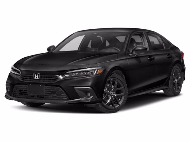 2022 Black Honda Civic Sport FWD Sedan