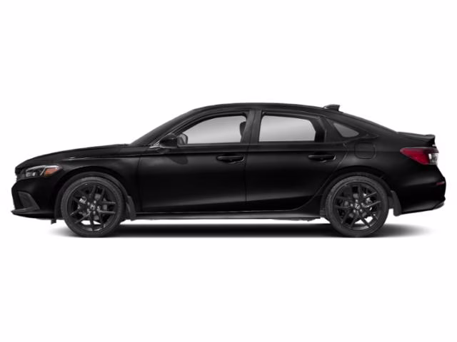2022 Black Honda Civic Sport FWD Sedan