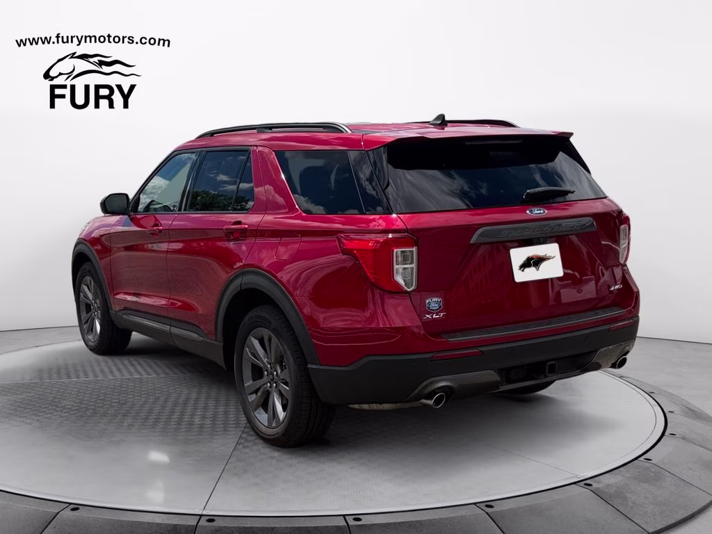2023 Red Metallic Ford Explorer XLT Sport w/Co-Pilot360 4X4 SUV