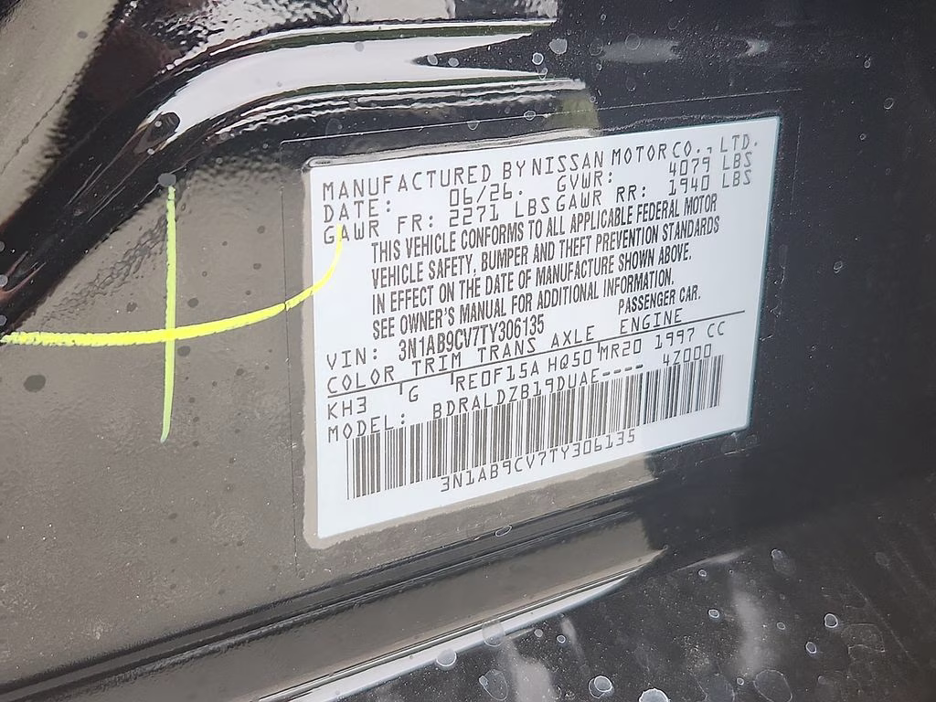 2026 Super Black Nissan Sentra SV FWD Sedan