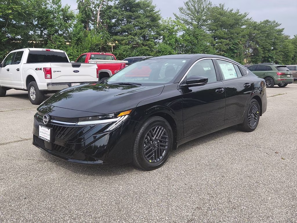 2026 Super Black Nissan Sentra SV FWD Sedan