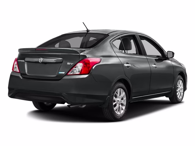 2017 Gun Metallic Nissan Versa 1.6 SV FWD Sedan