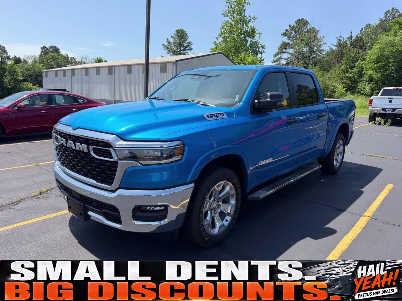 2025 Hydro Blue Pearlcoat Ram 1500 Big Horn 4X4 Truck