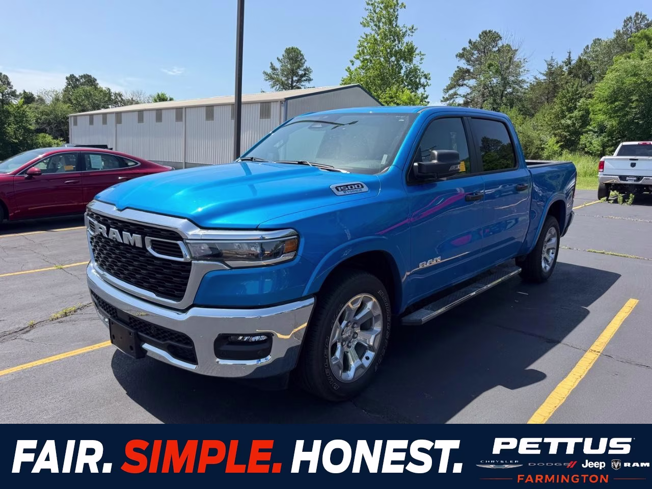 2025 Hydro Blue Pearlcoat Ram 1500 Big Horn/Lone Star 4X4 Truck
