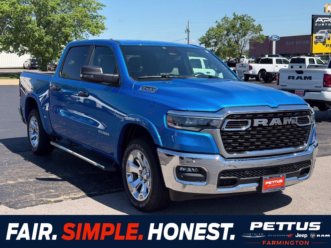 2025 Hydro Blue Pearlcoat Ram 1500 Big Horn/Lone Star 4X4 Truck
