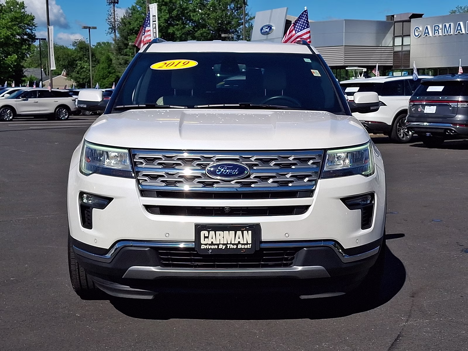 2019 White Platinum Metallic Tri-Coat - UG Ford Explorer Limited 4X4