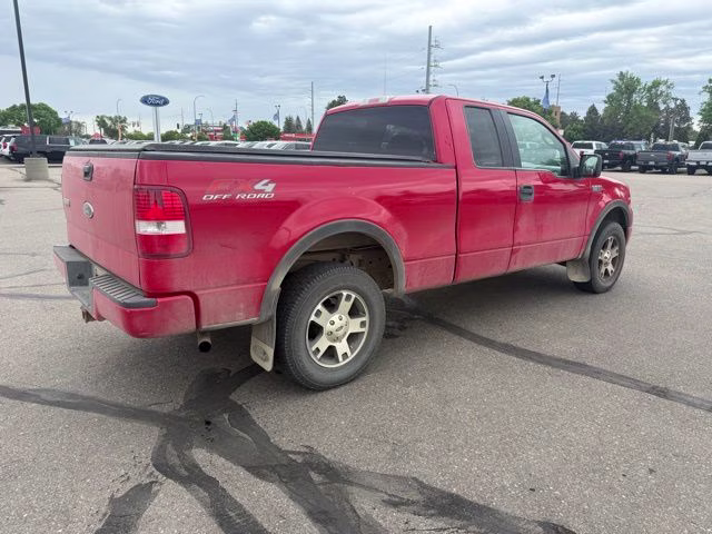 2005 Red Ford F-150 XL 4X4 Truck