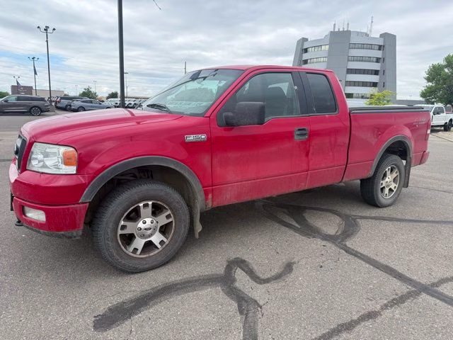 2005 Red Ford F-150 XL 4X4 Truck