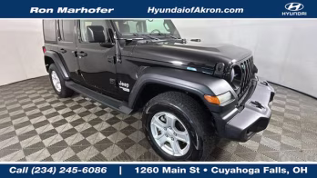 2018 Black Clearcoat Jeep Wrangler Unlimited Sport S 4X4 SUV