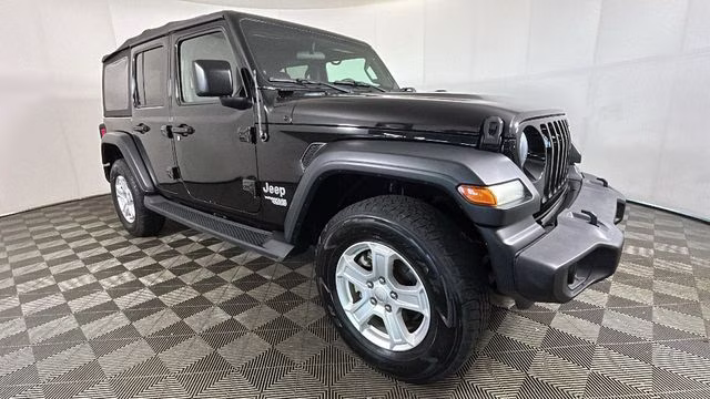 2018 Black Clearcoat Jeep Wrangler Unlimited Sport S 4X4 SUV