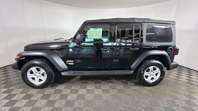 2018 Black Clearcoat Jeep Wrangler Unlimited Sport S 4X4 SUV