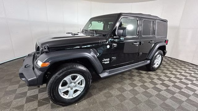 2018 Black Clearcoat Jeep Wrangler Unlimited Sport S 4X4 SUV