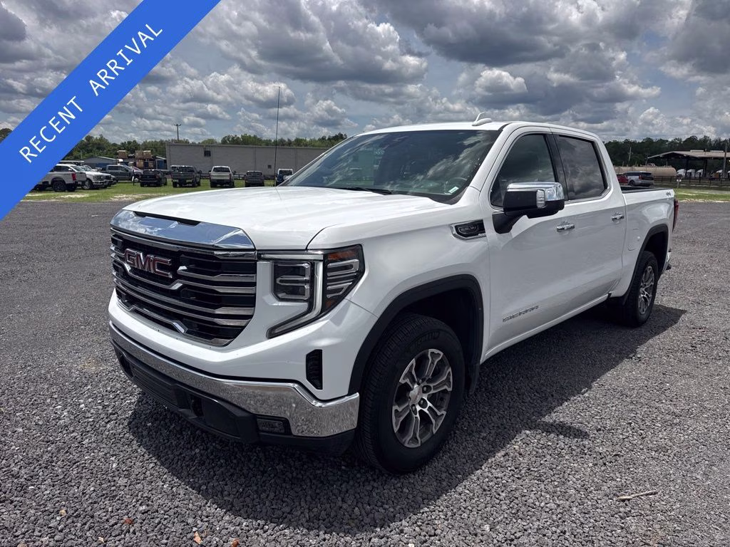 2026 Summit White GMC Sierra 1500 SLT 4X4 Truck