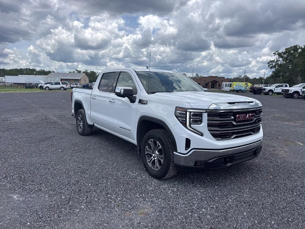 2026 Summit White GMC Sierra 1500 SLT 4X4 Truck