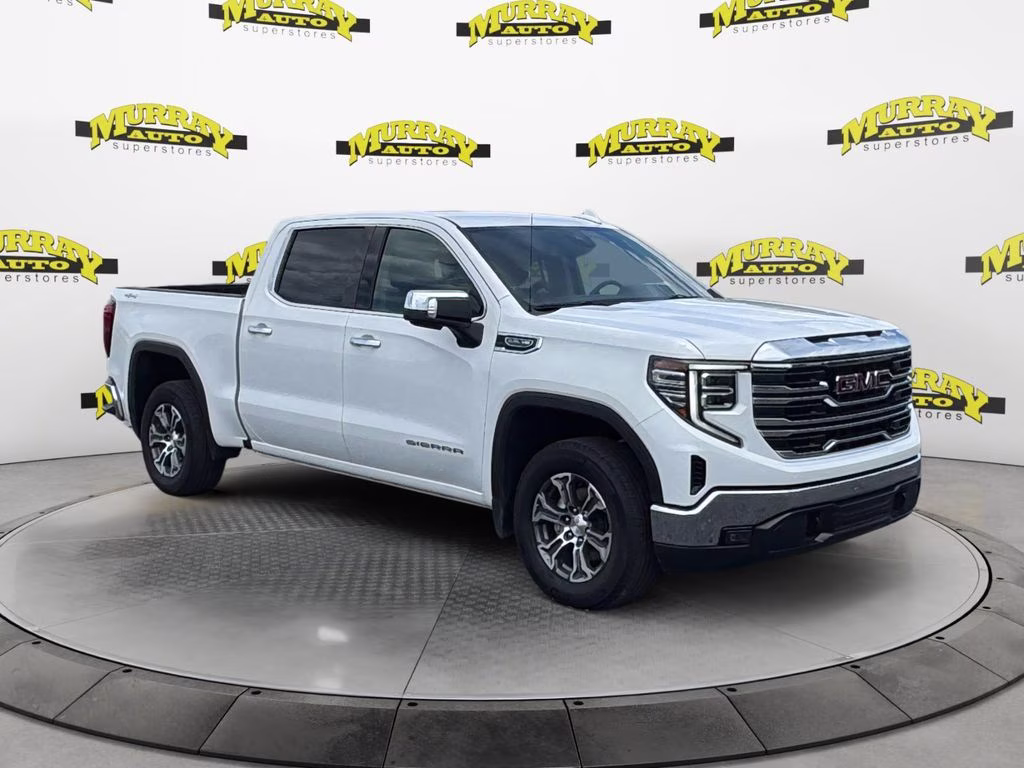 2026 Summit White GMC Sierra 1500 SLT 4X4 Truck