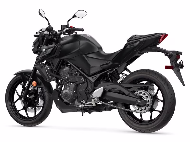 2026 Matte Stealth Black Yamaha MT-03 Motorcycle