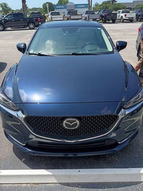 2018 Deep Crystal Blue Mica Mazda Mazda6 Grand Touring Reserve FWD Sedan