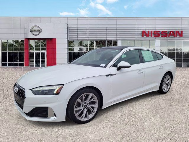 2022 Ibis White Audi A5 Sportback Premium Plus AWD Hatchback