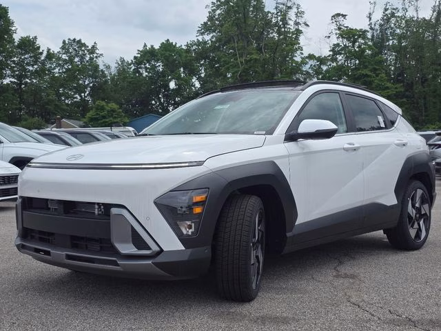 2026 Atlas White Hyundai Kona Limited FWD SUV