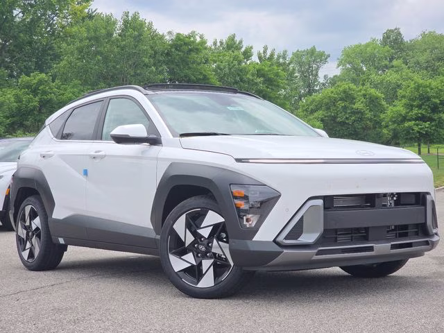 2026 Atlas White Hyundai Kona Limited FWD SUV