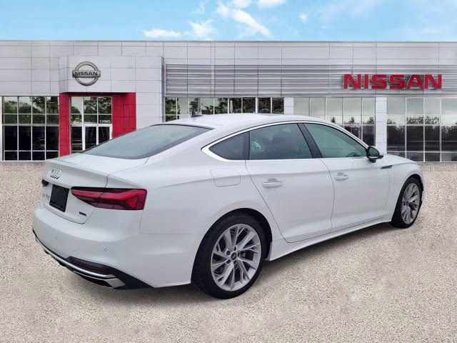 2022 Ibis White Audi A5 Sportback Premium Plus AWD Hatchback