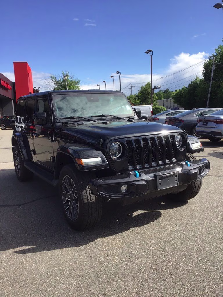 2023 Black Clearcoat Jeep Wrangler Sahara 4xe 4X4 SUV