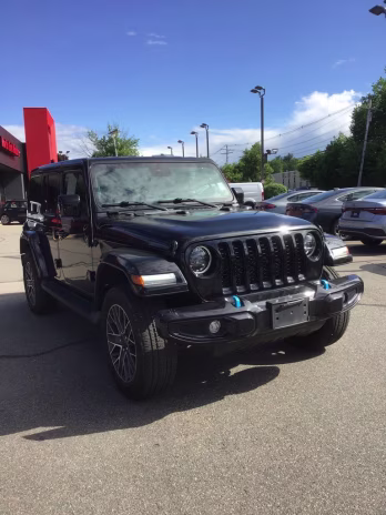 2023 Black Clearcoat Jeep Wrangler Sahara 4xe 4X4 SUV
