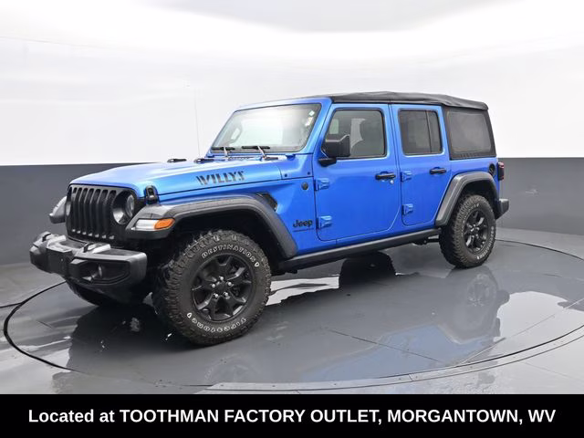 2023 Hydro Blue Pearl Coat Jeep Wrangler Sport 4X4 SUV