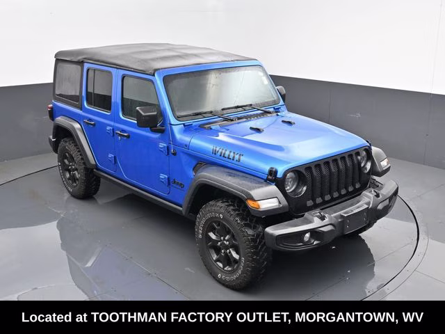 2023 Hydro Blue Pearl Coat Jeep Wrangler Sport 4X4 SUV